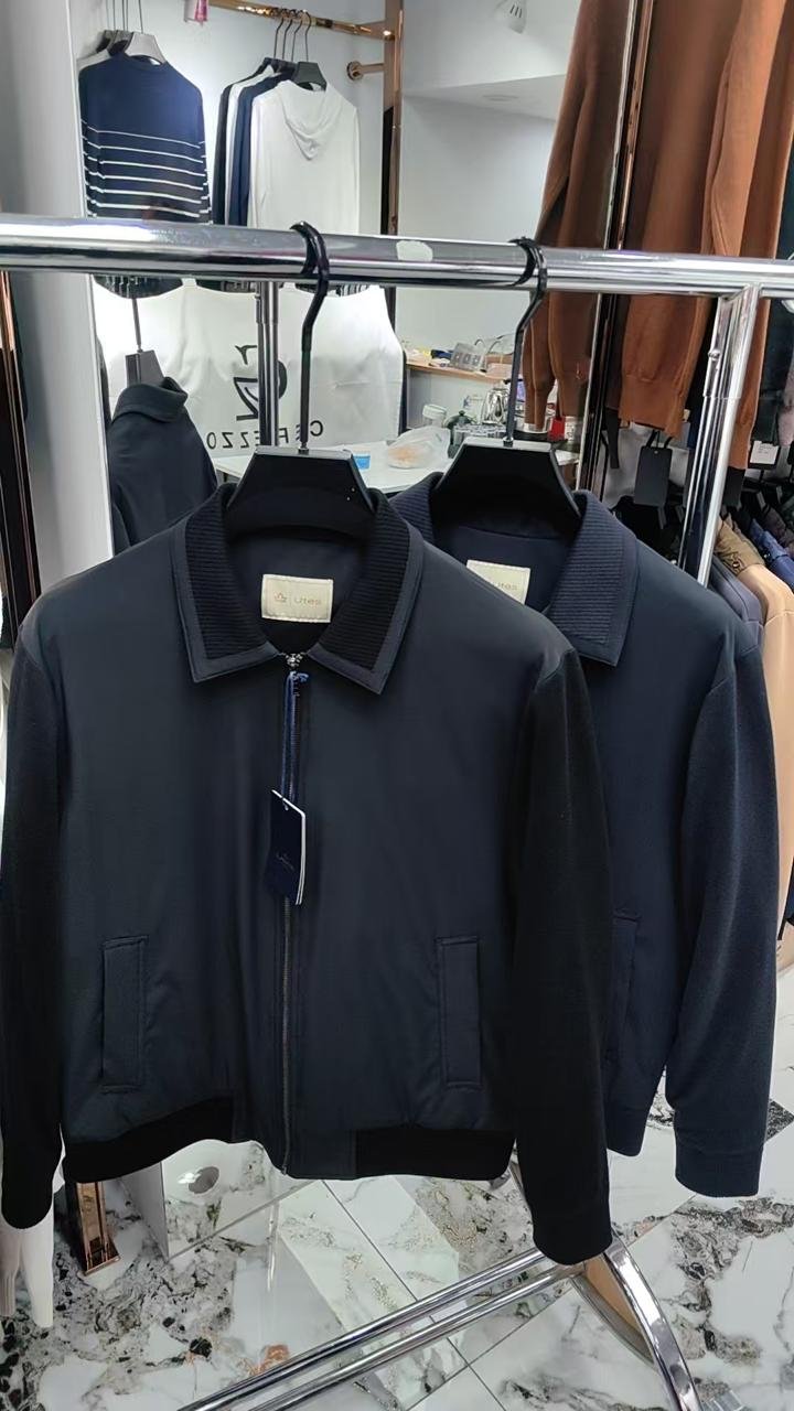 03 (2) Men's premium slim-fit blouson jacket - Image 1