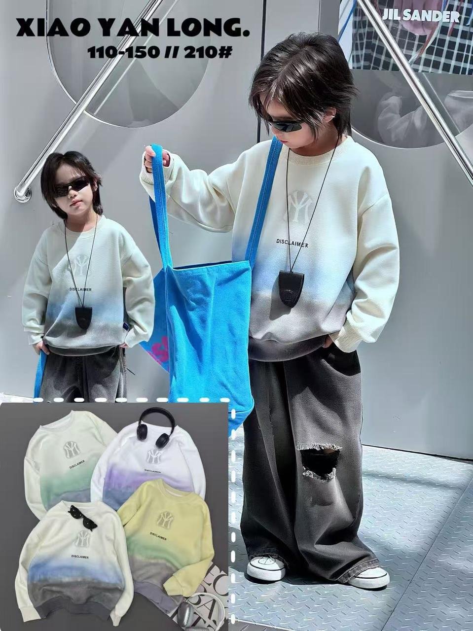 03 Children's graphic sweatshirt - Image 1