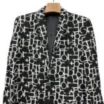 Dunhill monochromatic monogram blazer