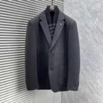 Men's business casual wool blazer