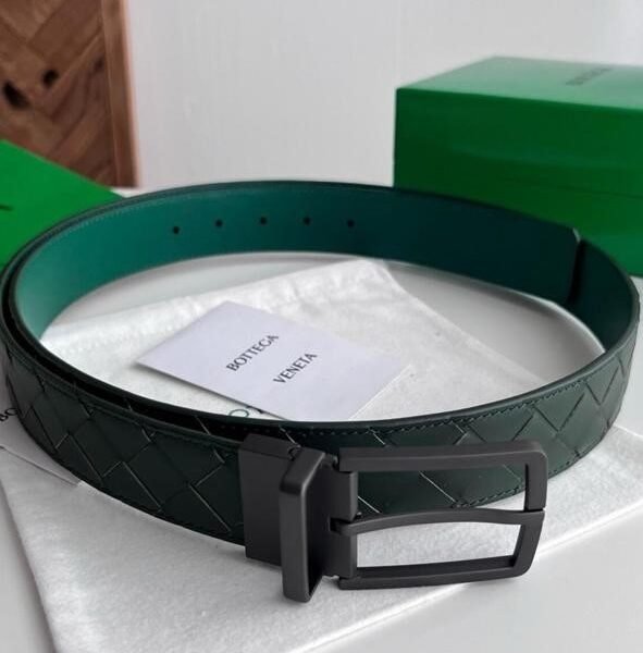 Bottega Veneta Intrecciato Reversible Belt,