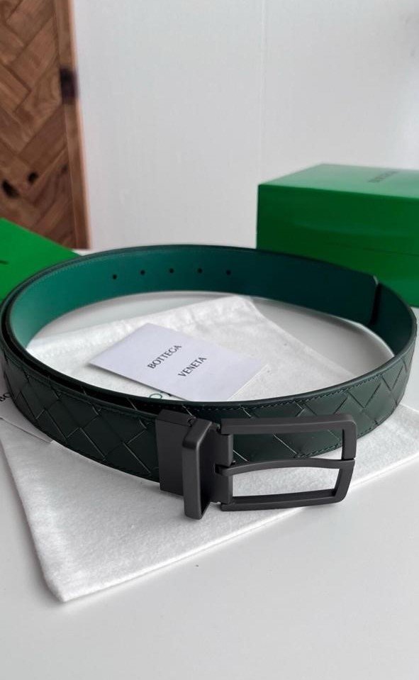 Untitled-2 copy (3) Bottega Veneta Intrecciato Reversible Belt, - Image 1