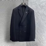 Lardini Double-Breasted Wool Blazer